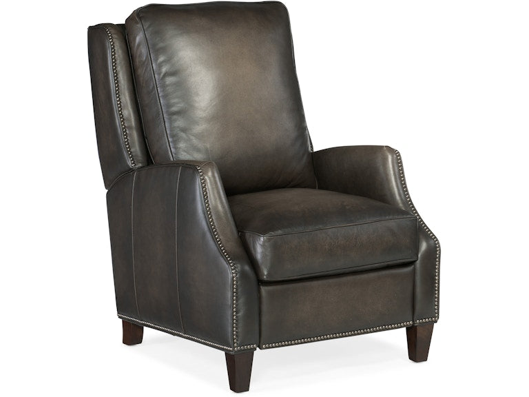 Hooker Furniture Living Room Kerley Manual Push Back Recliner