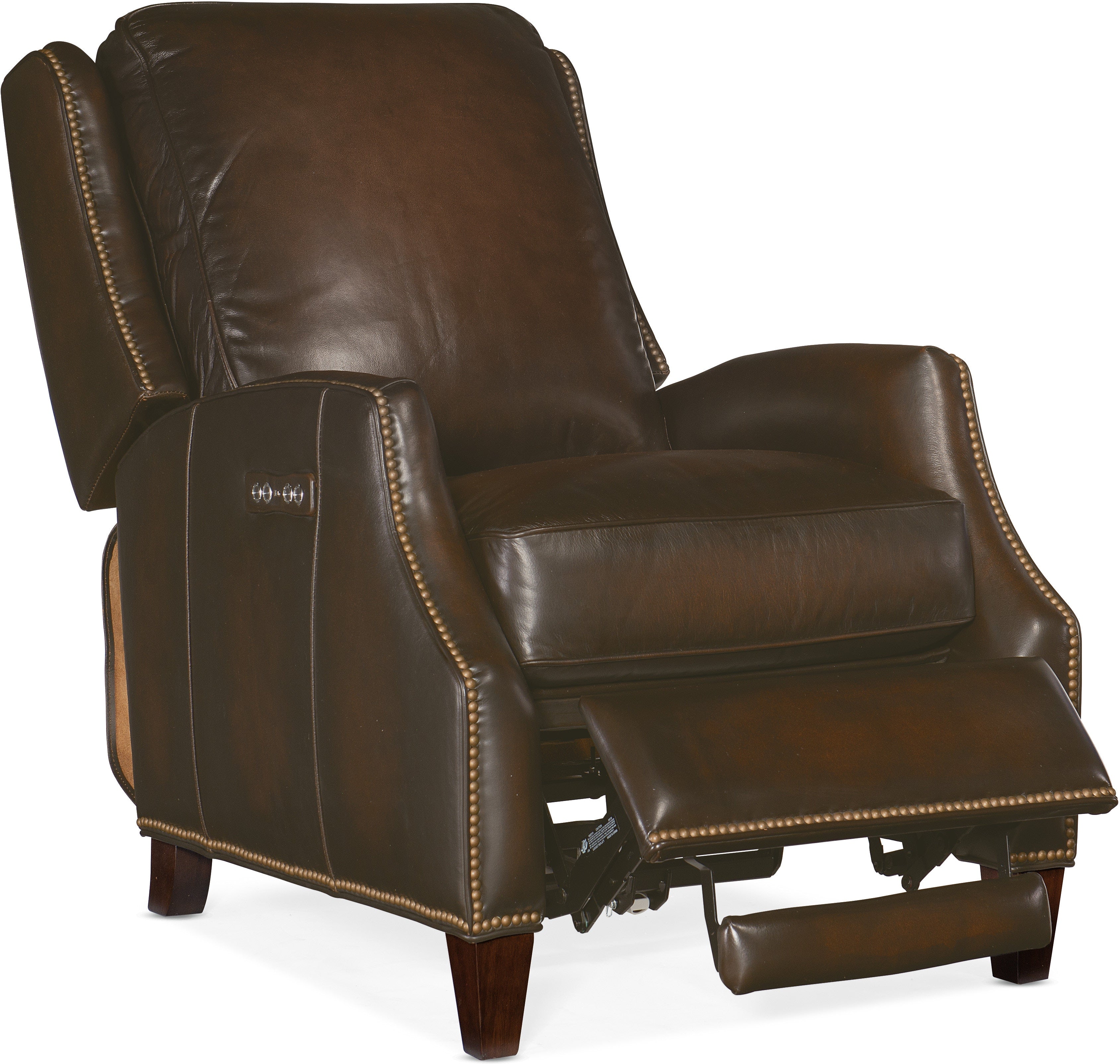 Hooker Furniture Living Room Kerley Power Recliner w/ Power Headrest