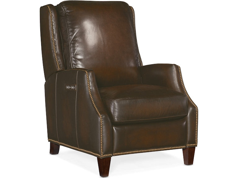 Hooker Furniture Living Room Kerley Power Recliner w/ Power Headrest