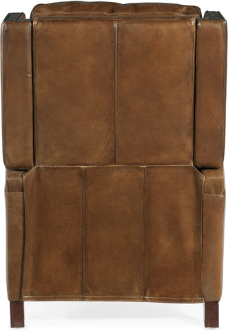 Hooker Furniture Living Room Collin Manual Push Back Recliner