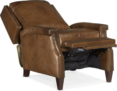 Hooker Furniture Living Room Collin Manual Push Back Recliner