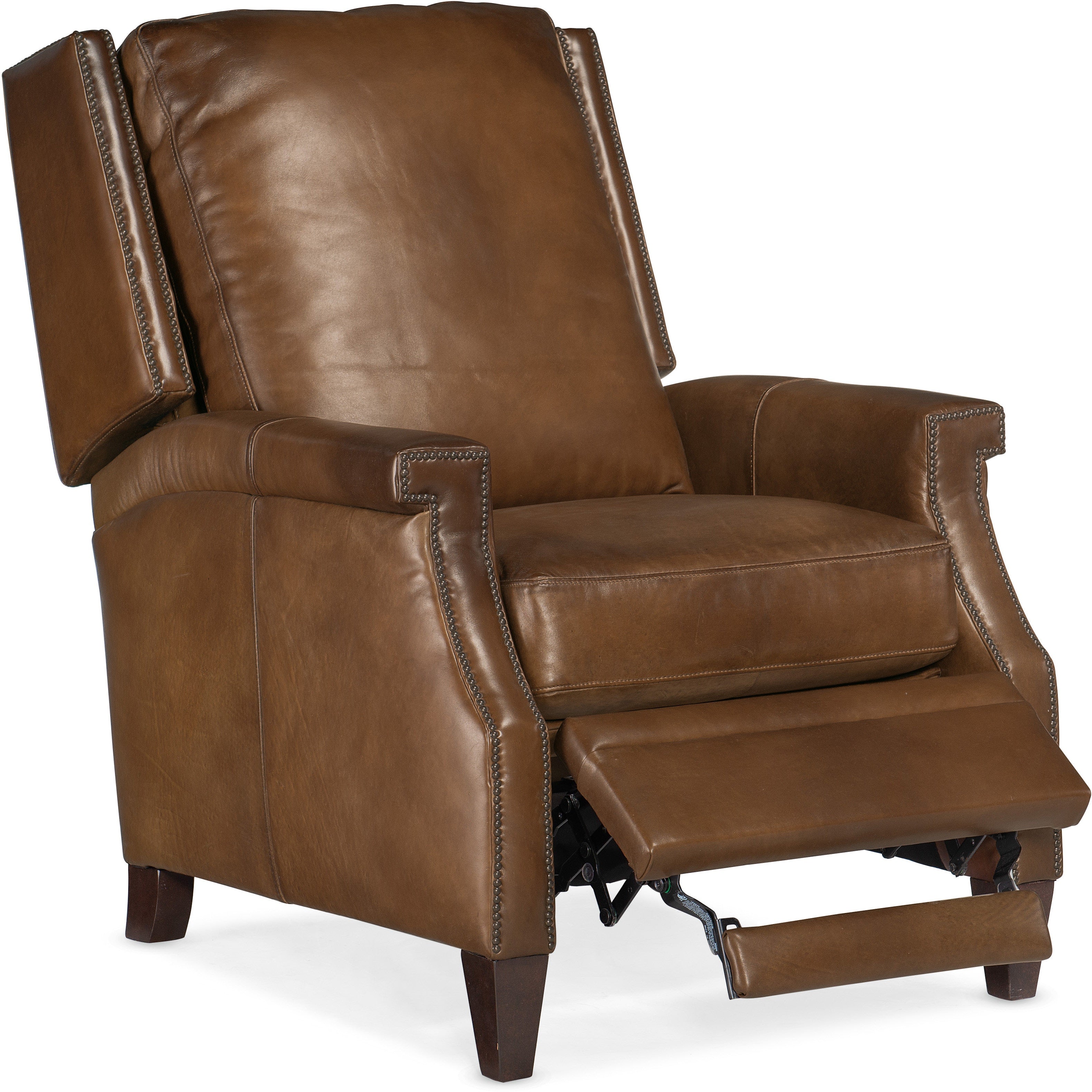 Hooker Furniture Living Room Collin Manual Push Back Recliner