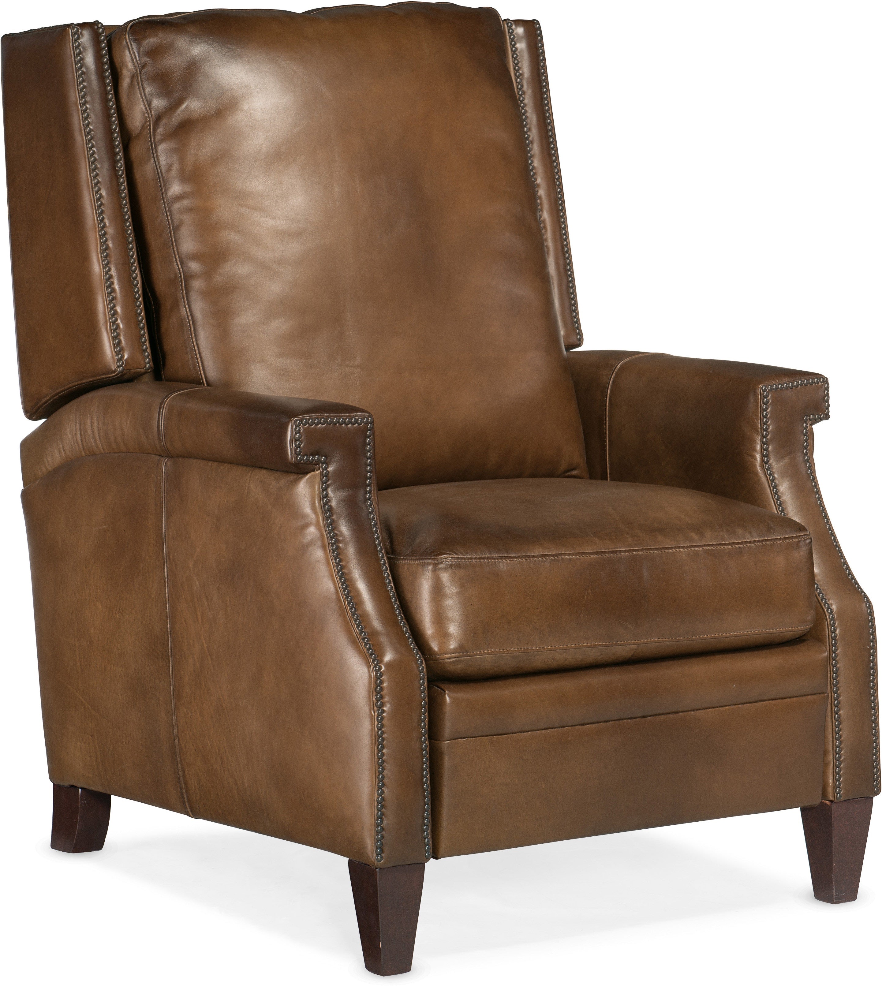 Hooker Furniture Living Room Collin Manual Push Back Recliner