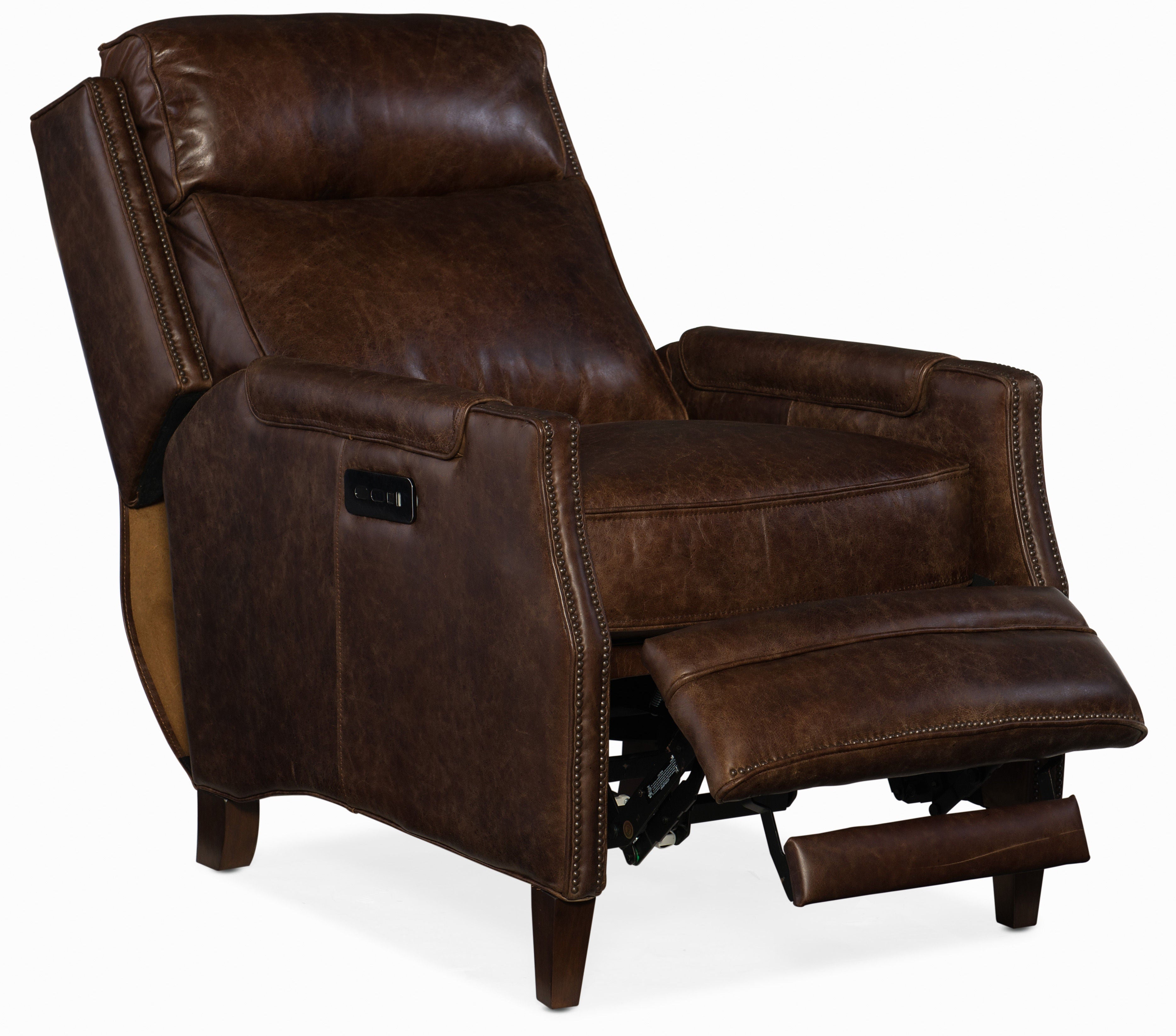 Hooker Furniture Living Room Regale Power Recliner w/ Power Headrest