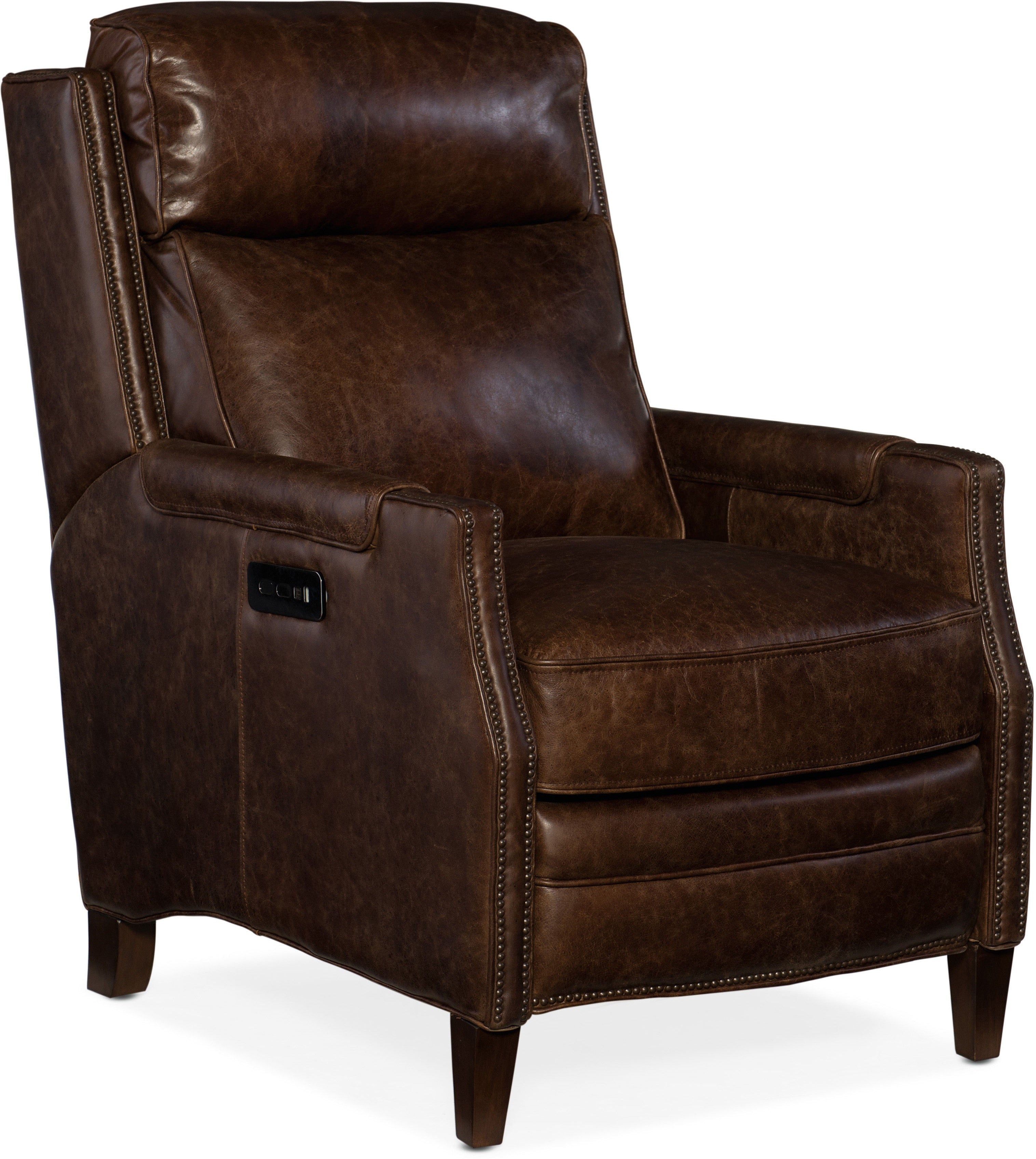 Hooker Furniture Living Room Regale Power Recliner w/ Power Headrest