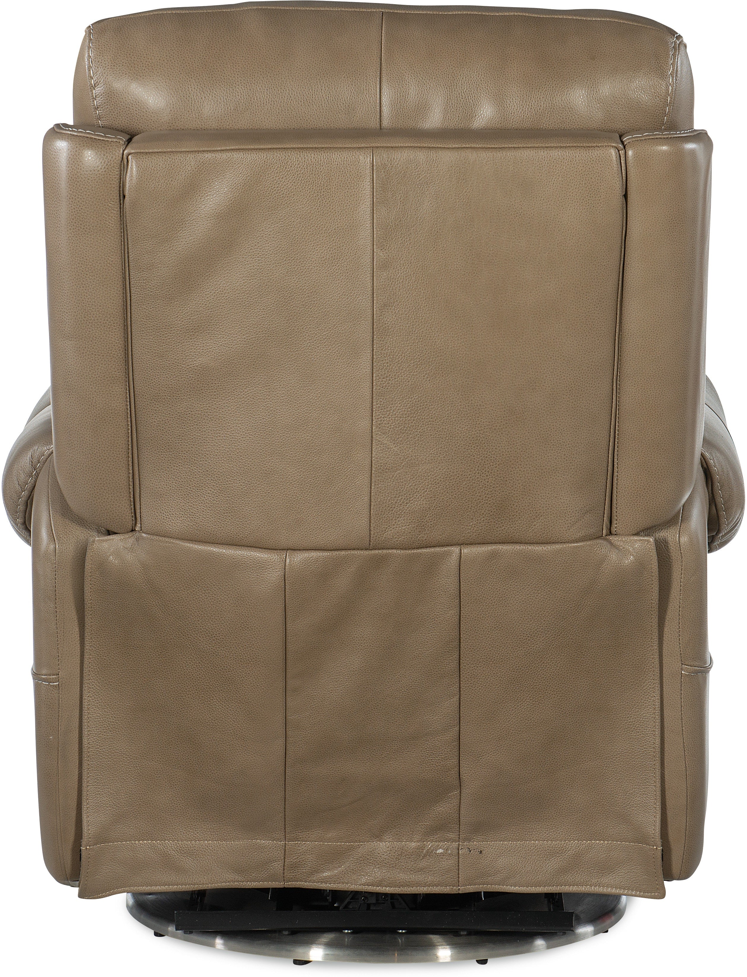 Hooker Furniture Living Room Sterling Swivel Power Recliner with Power Headrest