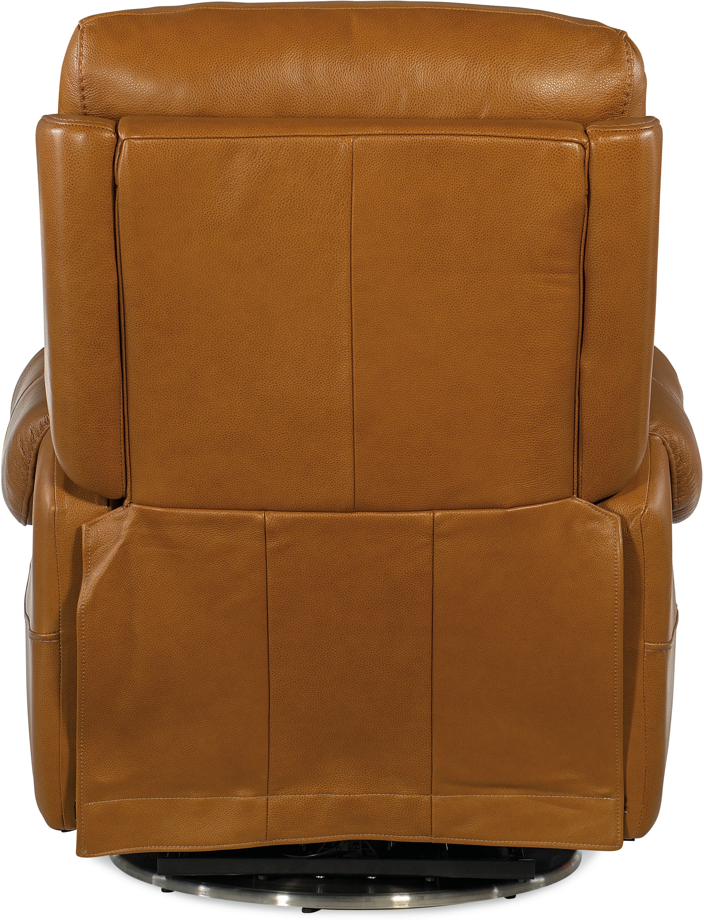 Hooker Furniture Living Room Sterling Swivel Power Recliner with Power Headrest