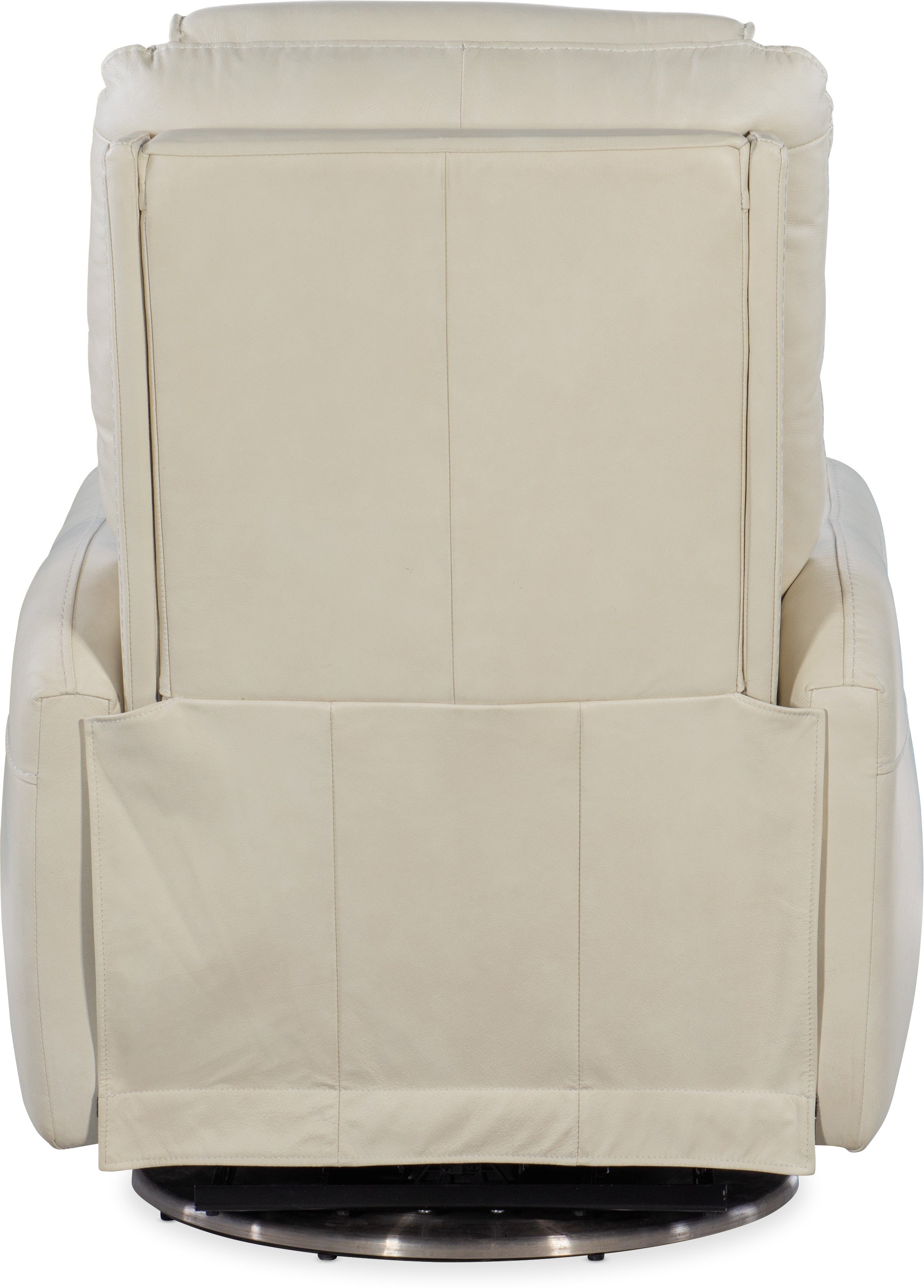 Hooker Furniture Living Room Steffen Swivel Power Recliner with Power Headrest