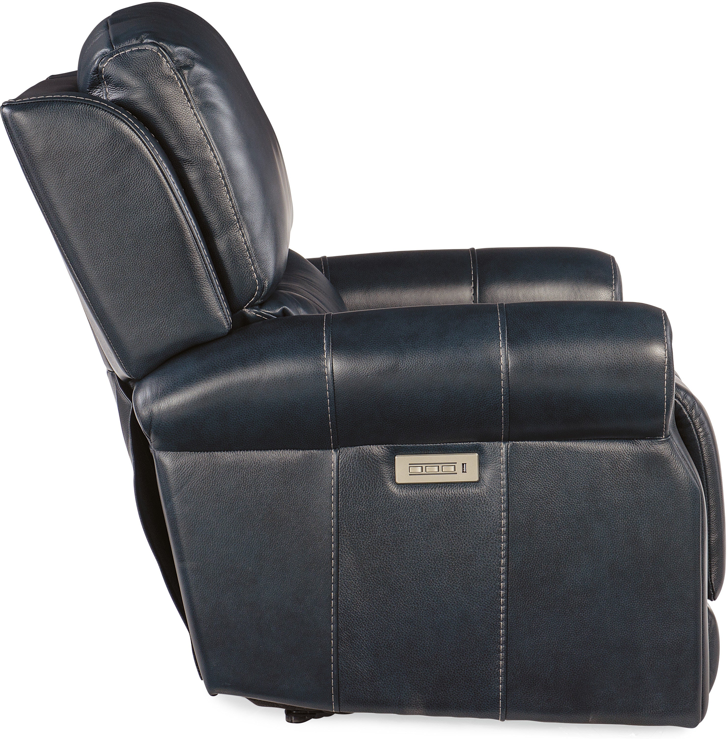 Hooker Furniture Living Room Eisley Power Recliner with Power Headrest and Lumbar