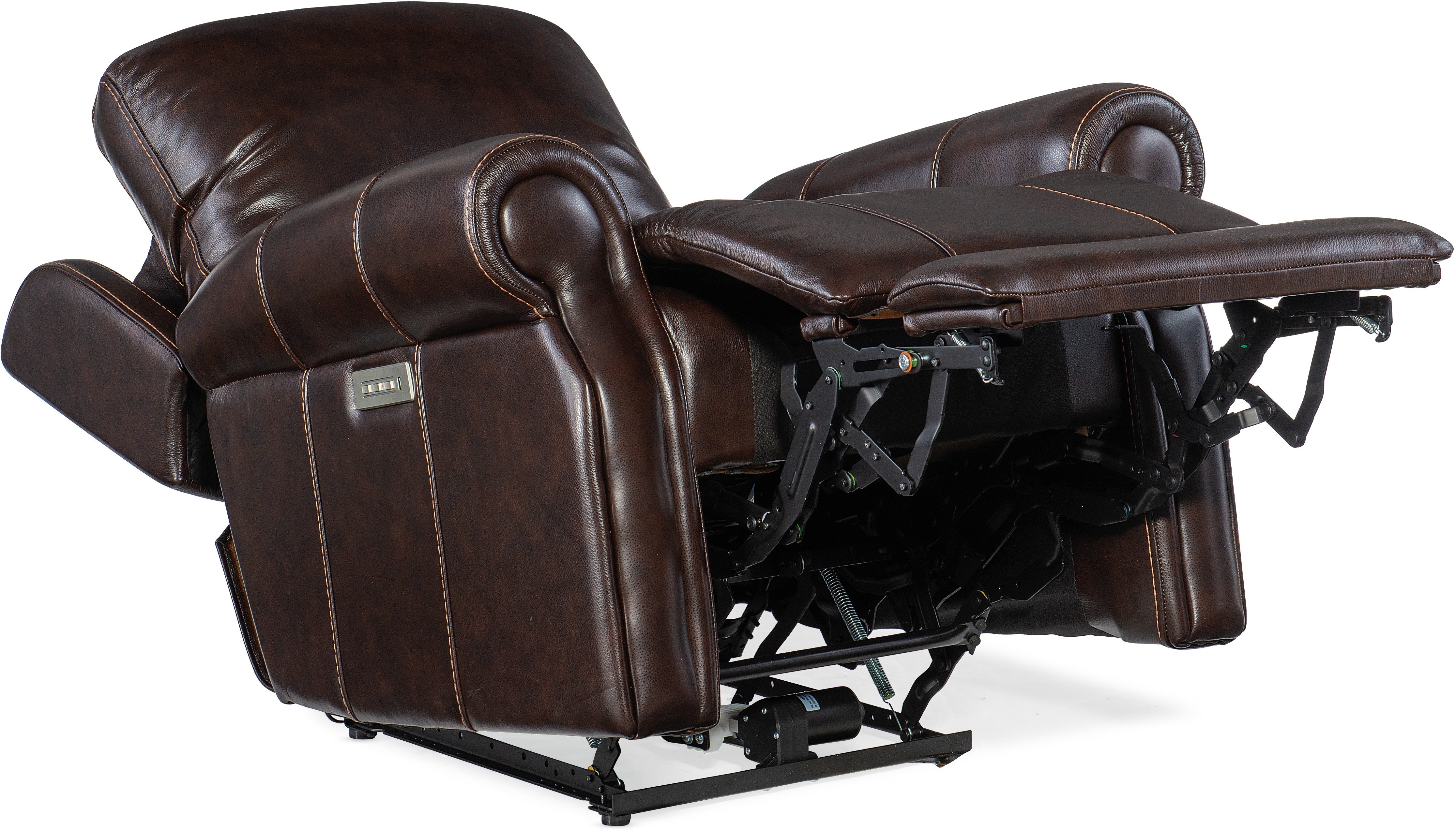 Hooker Furniture Living Room Eisley Power Recliner with Power Headrest and Lumbar