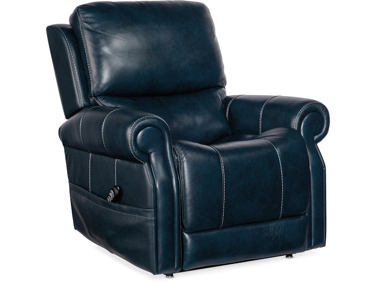 Hooker Furniture Living Room Eisley Power Recliner w/PH,Lumbar,and Lift