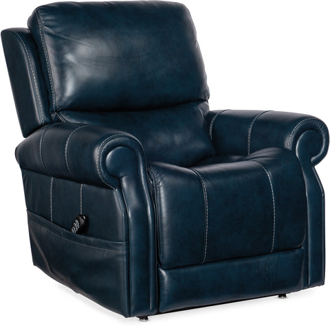 Hooker Furniture Living Room Eisley Power Recliner w/PH,Lumbar,and Lift