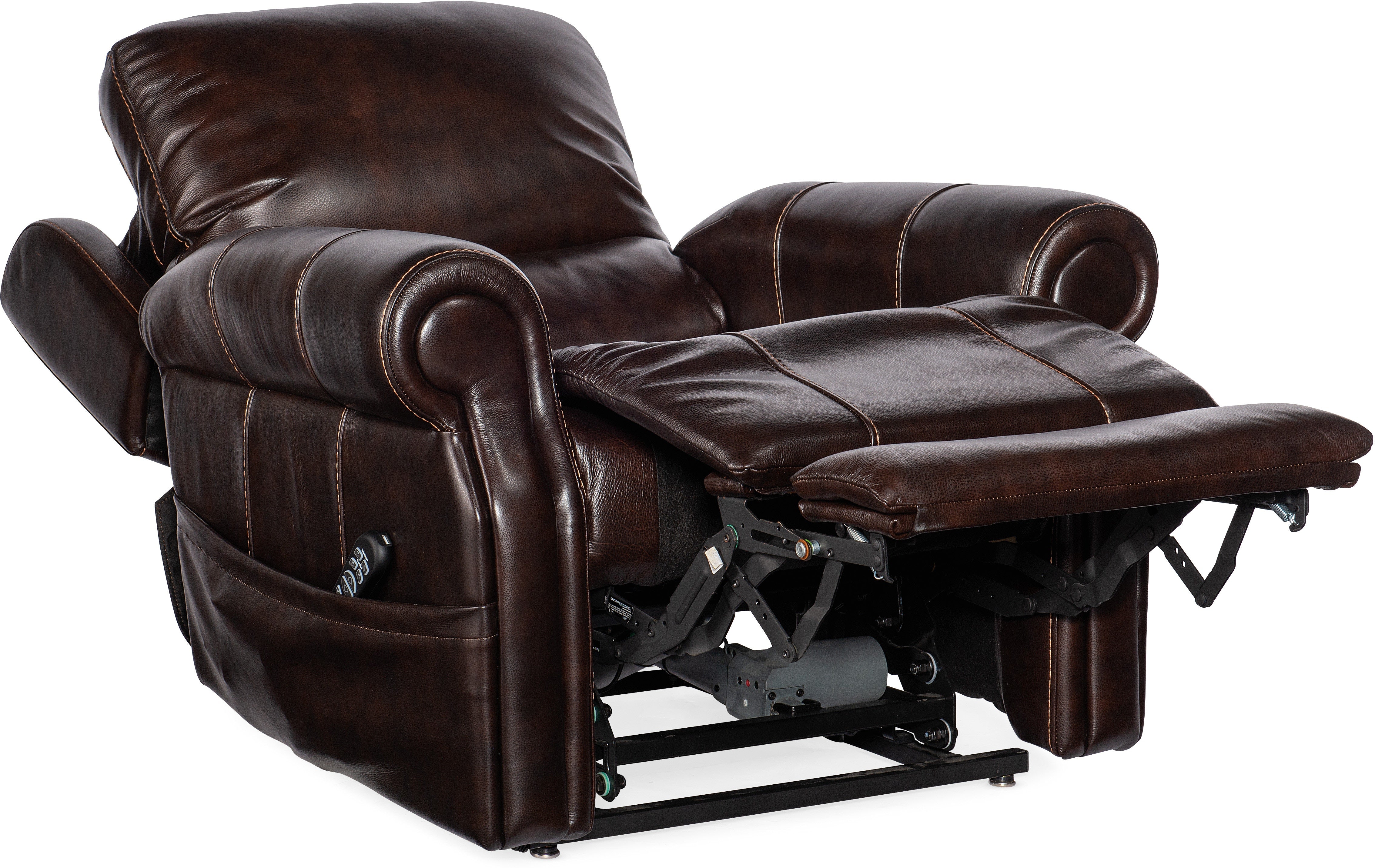 Hooker Furniture Living Room Eisley Power Recliner w/PH,Lumbar,and Lift