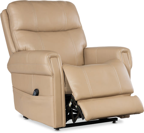 Hooker Furniture Living Room Carroll Power Recliner with Power Headrest, Lumbar & Lift