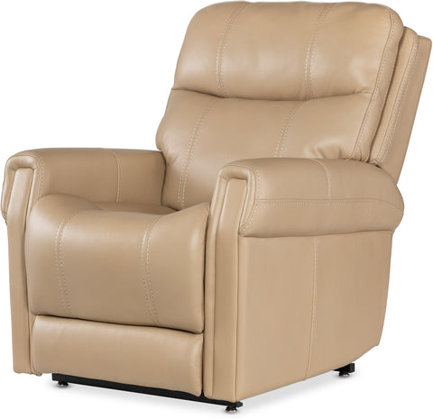 Hooker Furniture Living Room Carroll Power Recliner with Power Headrest, Lumbar & Lift