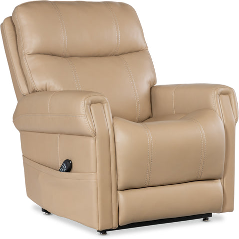 Hooker Furniture Living Room Carroll Power Recliner with Power Headrest, Lumbar & Lift