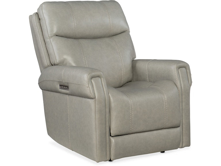 Hooker Furniture Living Room Carroll Power Recliner with Power Headrest and Lumbar