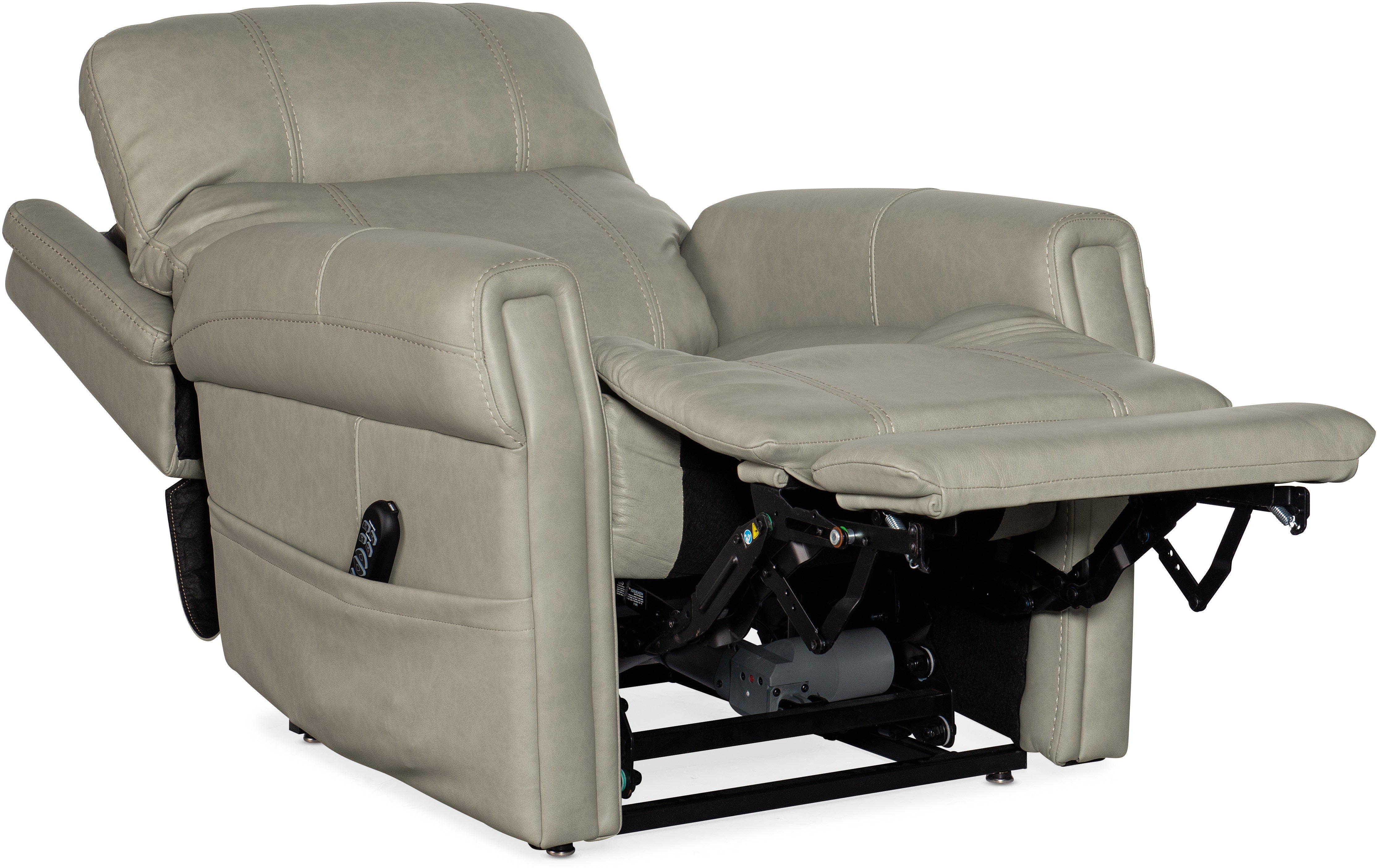 Hooker Furniture Living Room Carroll Power Recliner w/ PH, Lumbar, and Lift