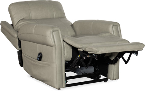 Hooker Furniture Living Room Carroll Power Recliner w/ PH, Lumbar, and Lift