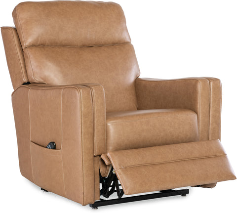 Hooker Furniture Living Room Thyme Power Recliner w/ PWR Headrest, Lumbar, and Lift