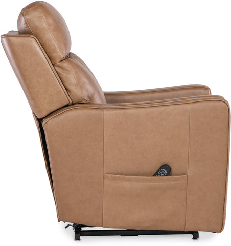 Hooker Furniture Living Room Thyme Power Recliner w/ PWR Headrest, Lumbar, and Lift