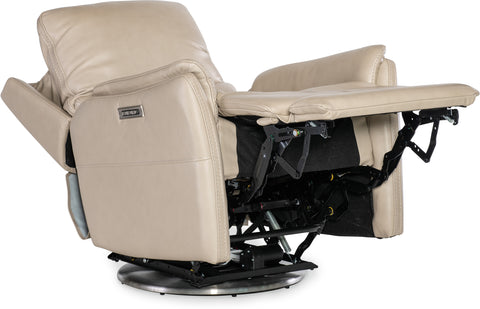 Hooker Furniture Living Room Soiree Zero Gravity Swivel w/PWR Headrest and Lumbar