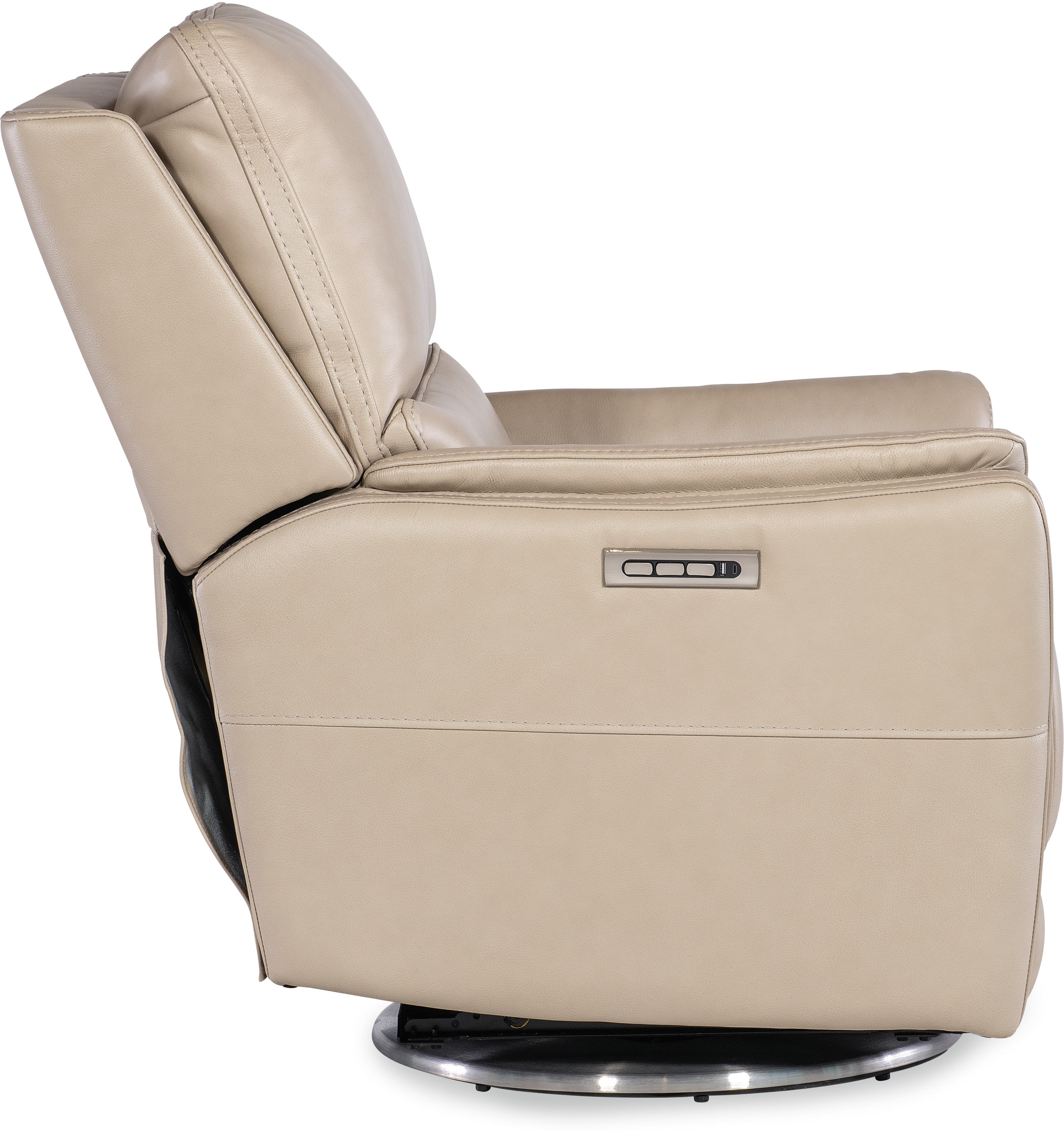 Hooker Furniture Living Room Soiree Zero Gravity Swivel w/PWR Headrest and Lumbar