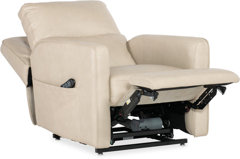 Hooker Furniture Living Room Flynn Power Recliner with Power Headrest, Lumbar, and Lift