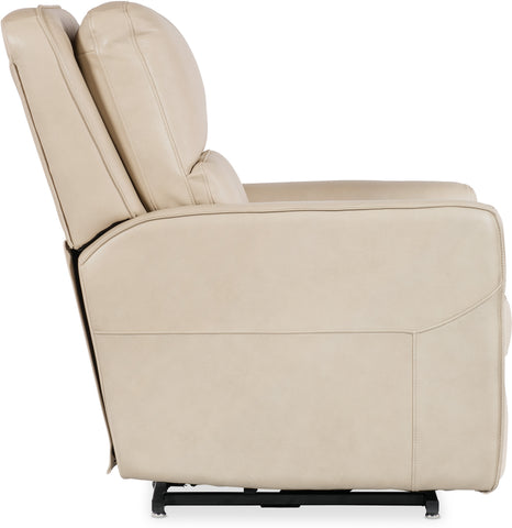 Hooker Furniture Living Room Flynn Power Recliner with Power Headrest, Lumbar, and Lift