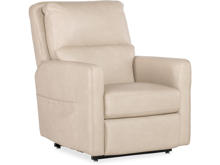 Hooker Furniture Living Room Flynn Power Recliner with Power Headrest, Lumbar, and Lift