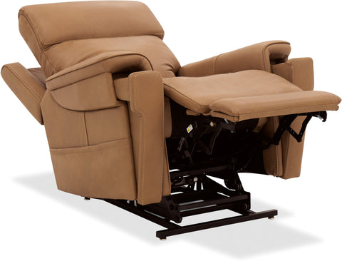 Hooker Furniture Living Room Lyra Lift Chair with Power Recline, Headrest and Lumbar