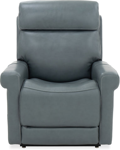 Hooker Furniture Living Room Locke Lift Chair with Power Recline, Headrest and Lumbar