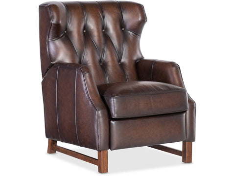 Hooker Furniture Living Room Henderson Press Back Recliner