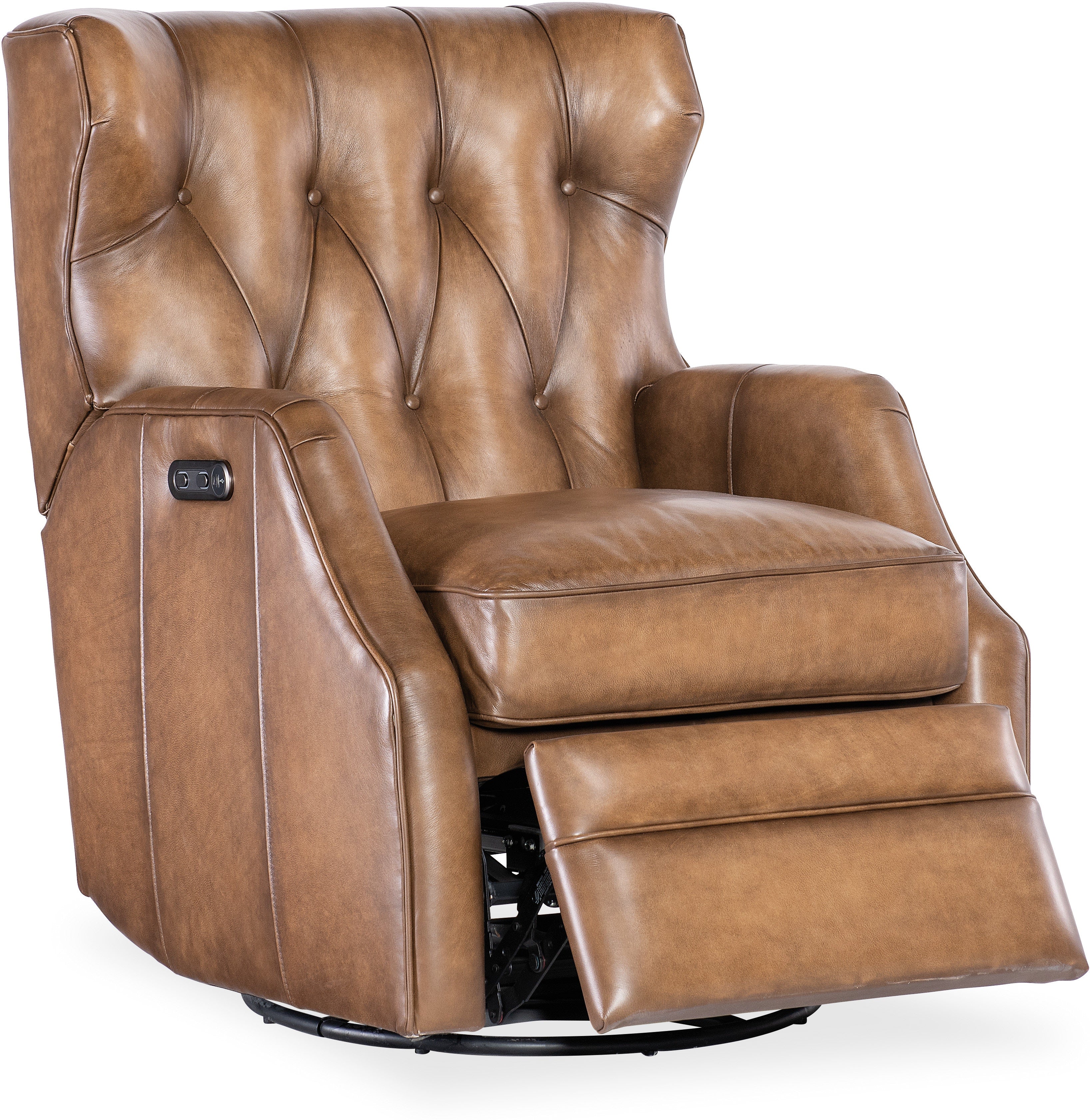 Hooker Furniture Living Room Henderson Power Swivel Glider Recliner