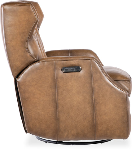 Hooker Furniture Living Room Henderson Power Swivel Glider Recliner