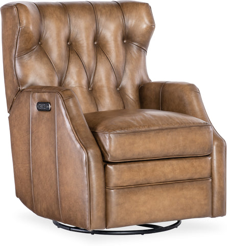 Hooker Furniture Living Room Henderson Power Swivel Glider Recliner
