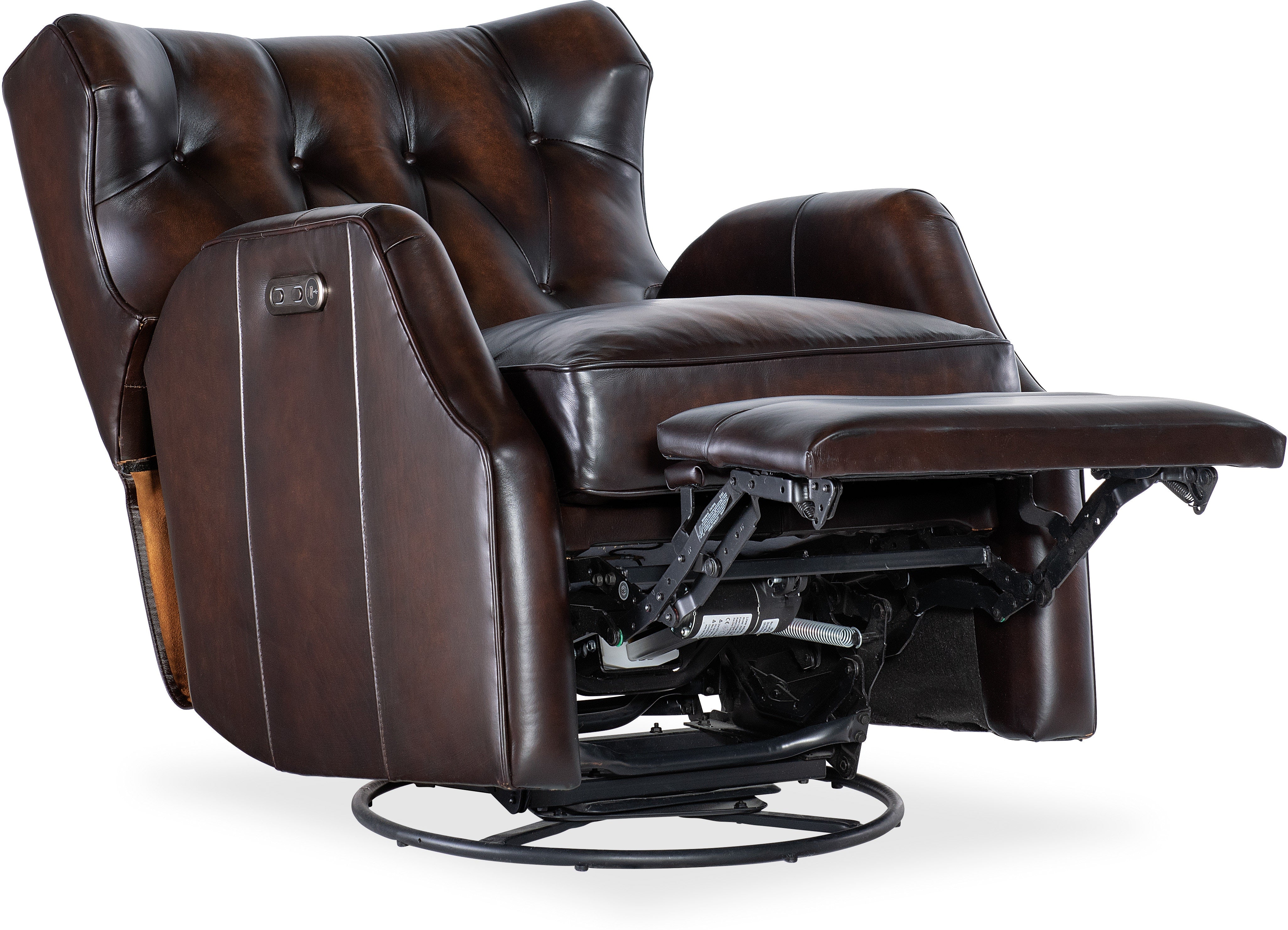 Hooker Furniture Living Room Henderson Power Swivel Glider Recliner