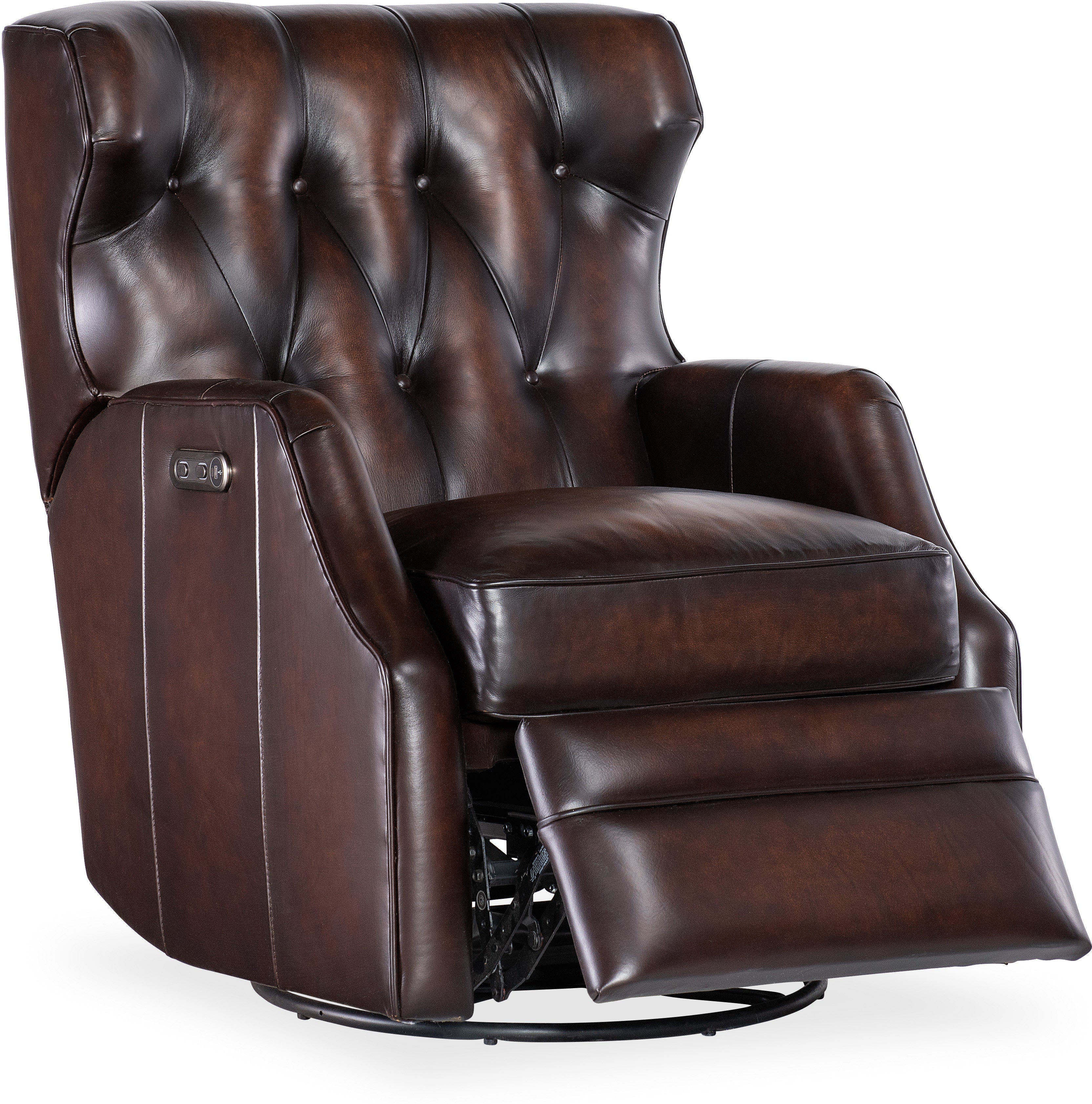 Hooker Furniture Living Room Henderson Power Swivel Glider Recliner