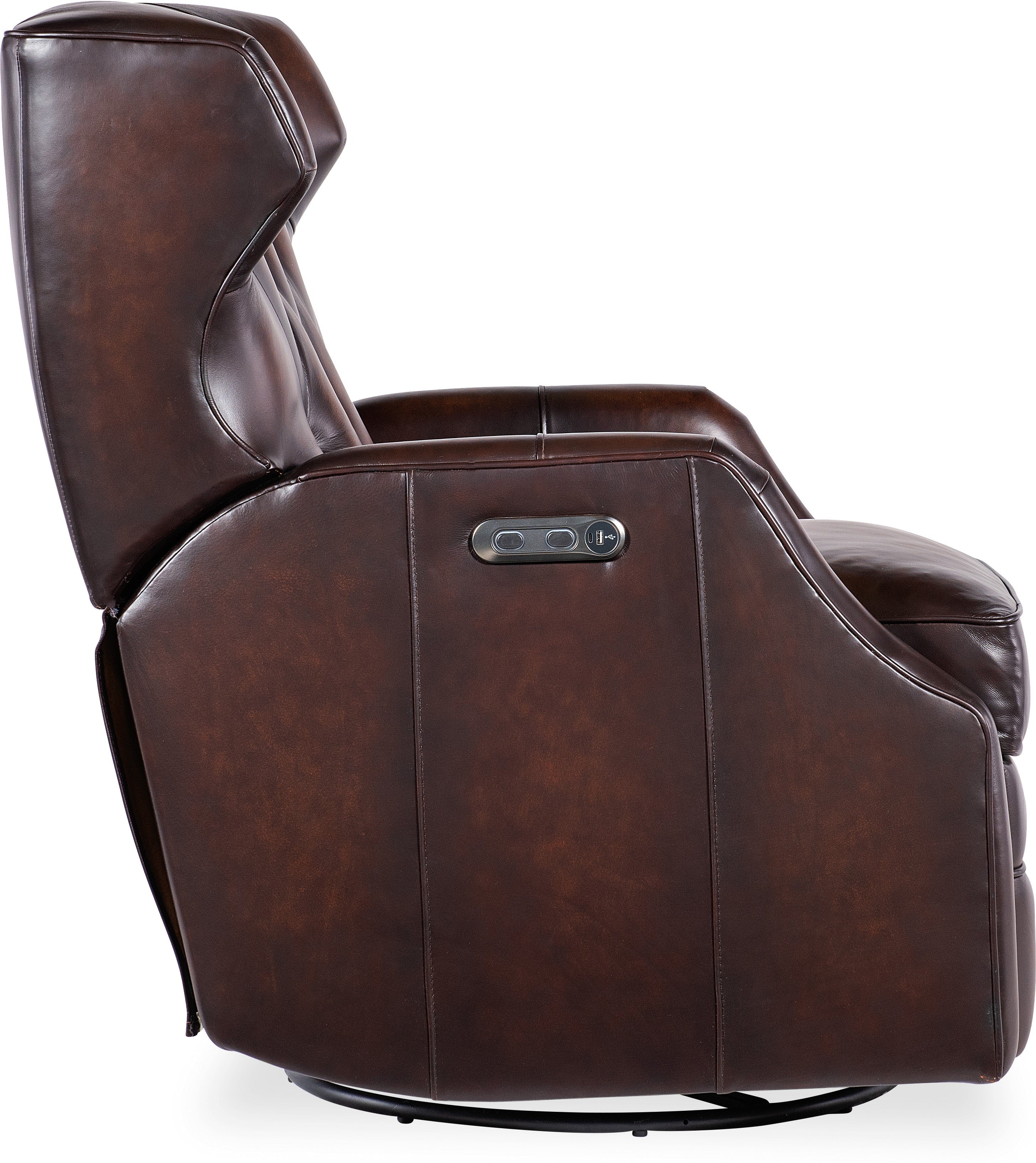 Hooker Furniture Living Room Henderson Power Swivel Glider Recliner