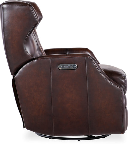 Hooker Furniture Living Room Henderson Power Swivel Glider Recliner