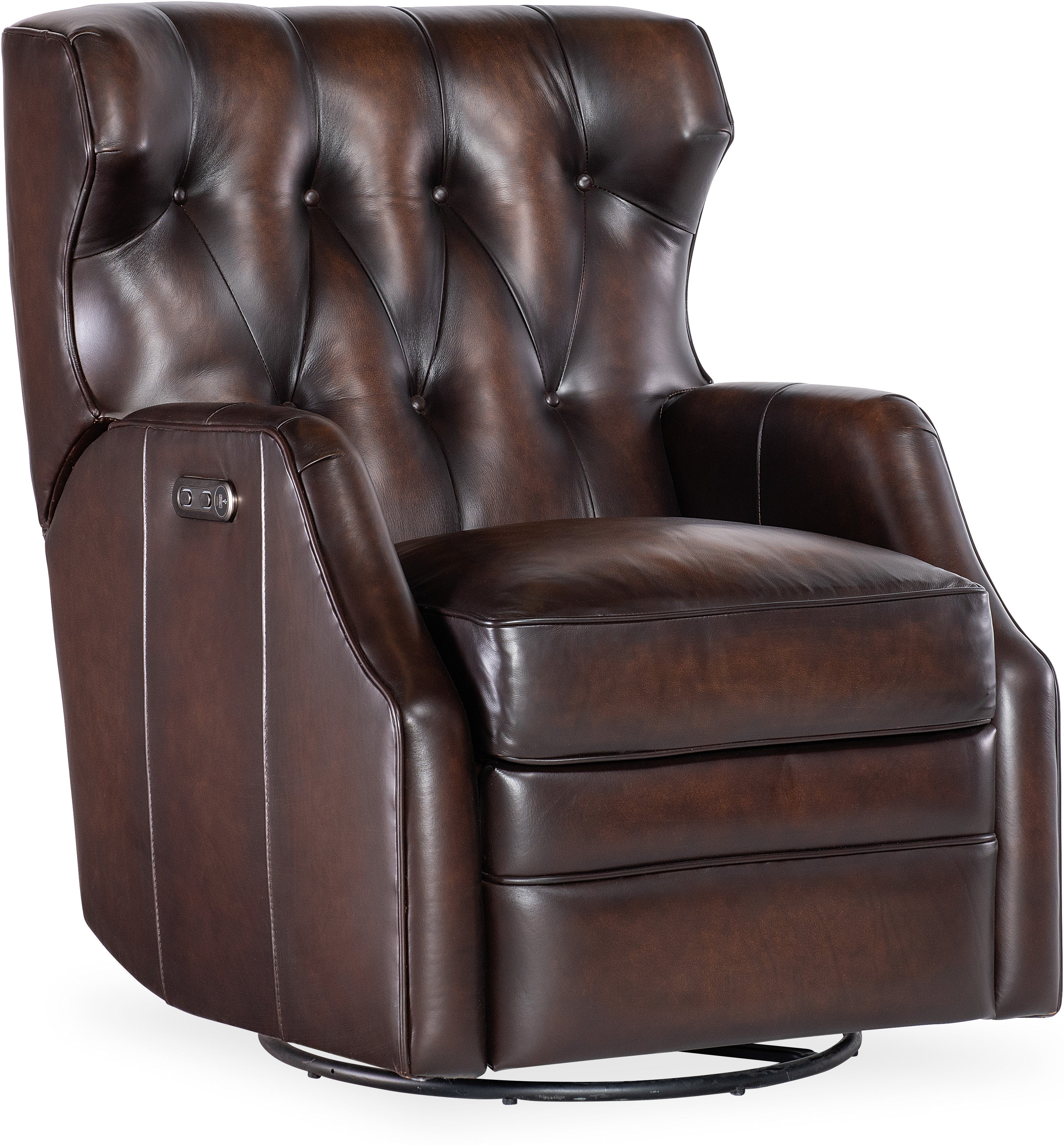 Hooker Furniture Living Room Henderson Power Swivel Glider Recliner
