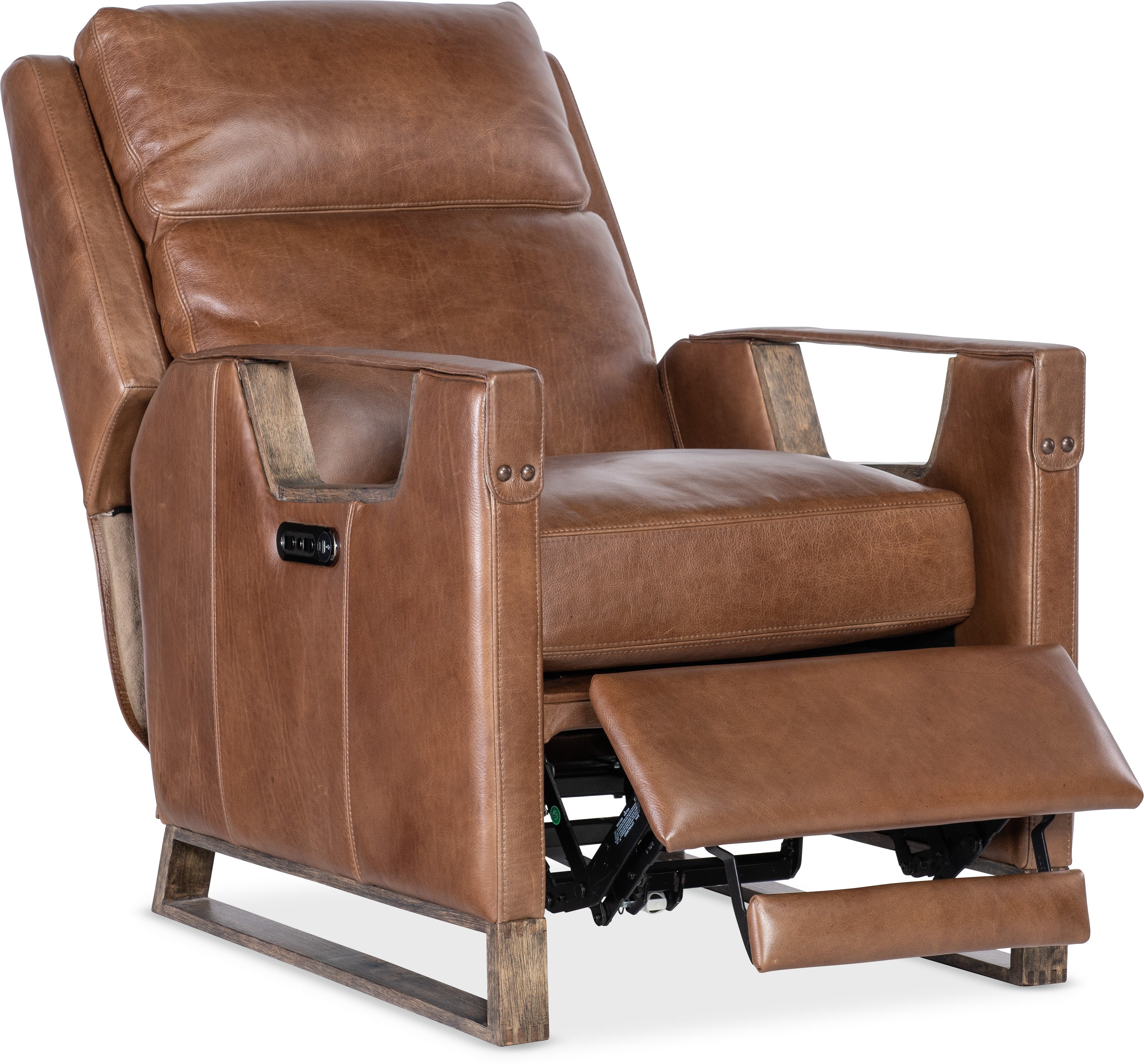 Hooker Furniture Living Room Relic Power Recliner with Power Headrest
