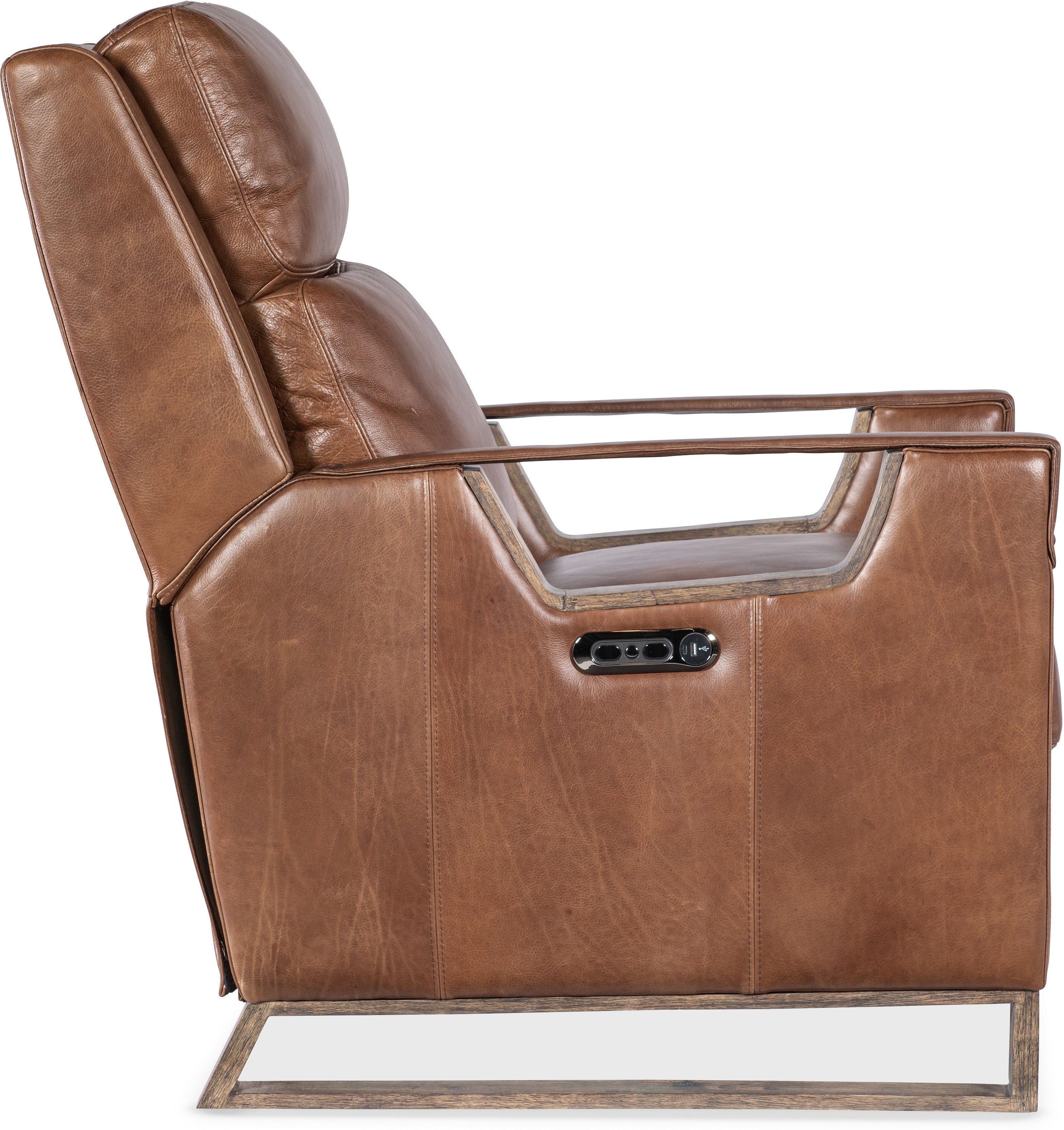 Hooker Furniture Living Room Relic Power Recliner with Power Headrest