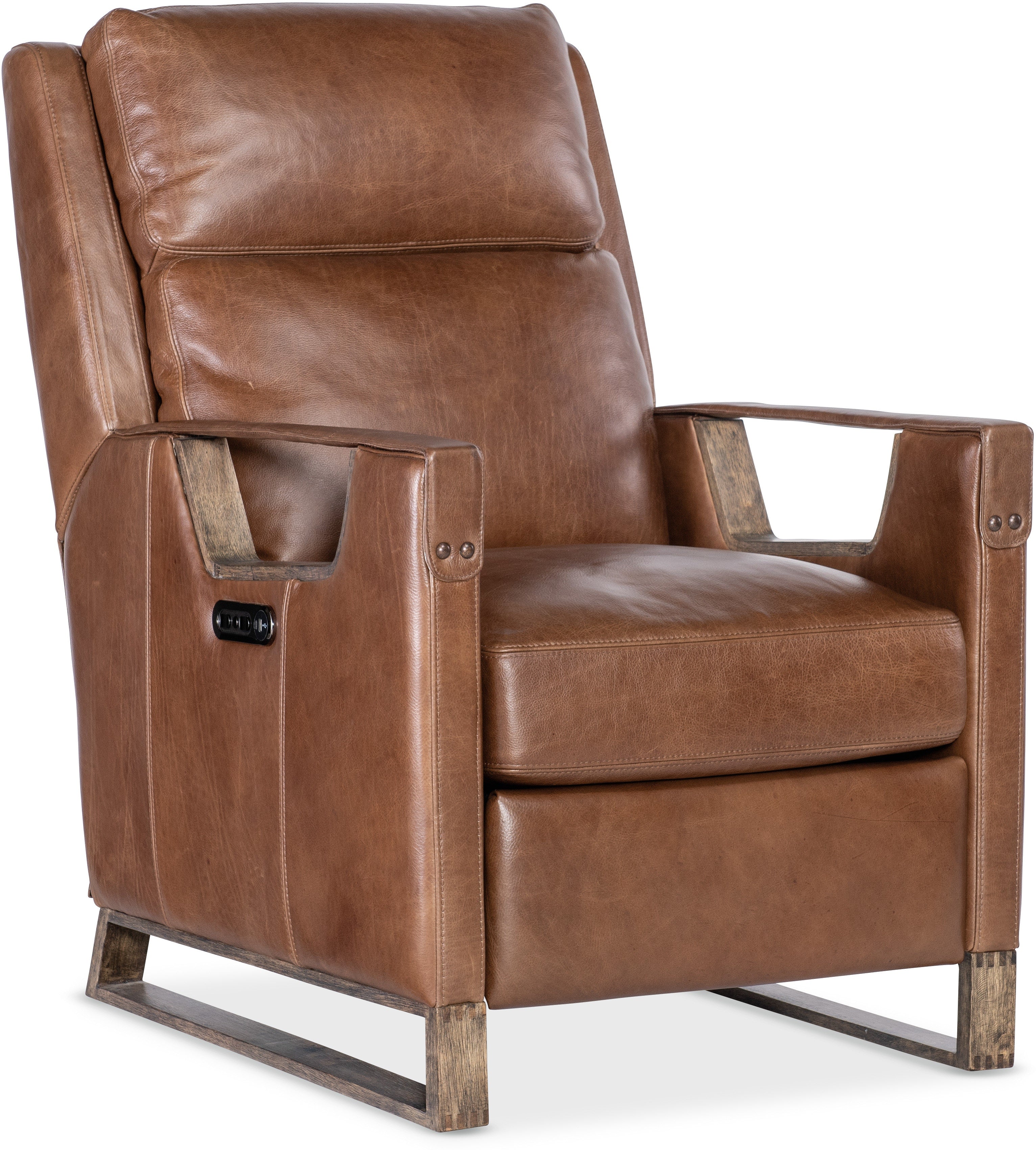 Hooker Furniture Living Room Relic Power Recliner with Power Headrest