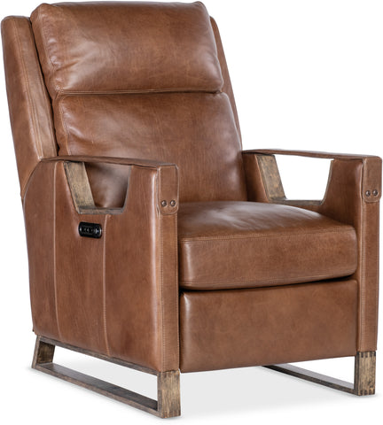 Hooker Furniture Living Room Relic Power Recliner with Power Headrest