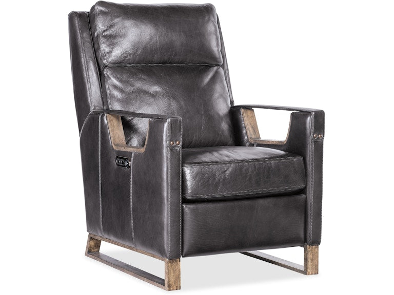 Hooker Furniture Living Room Relic Power Recliner with Power Headrest