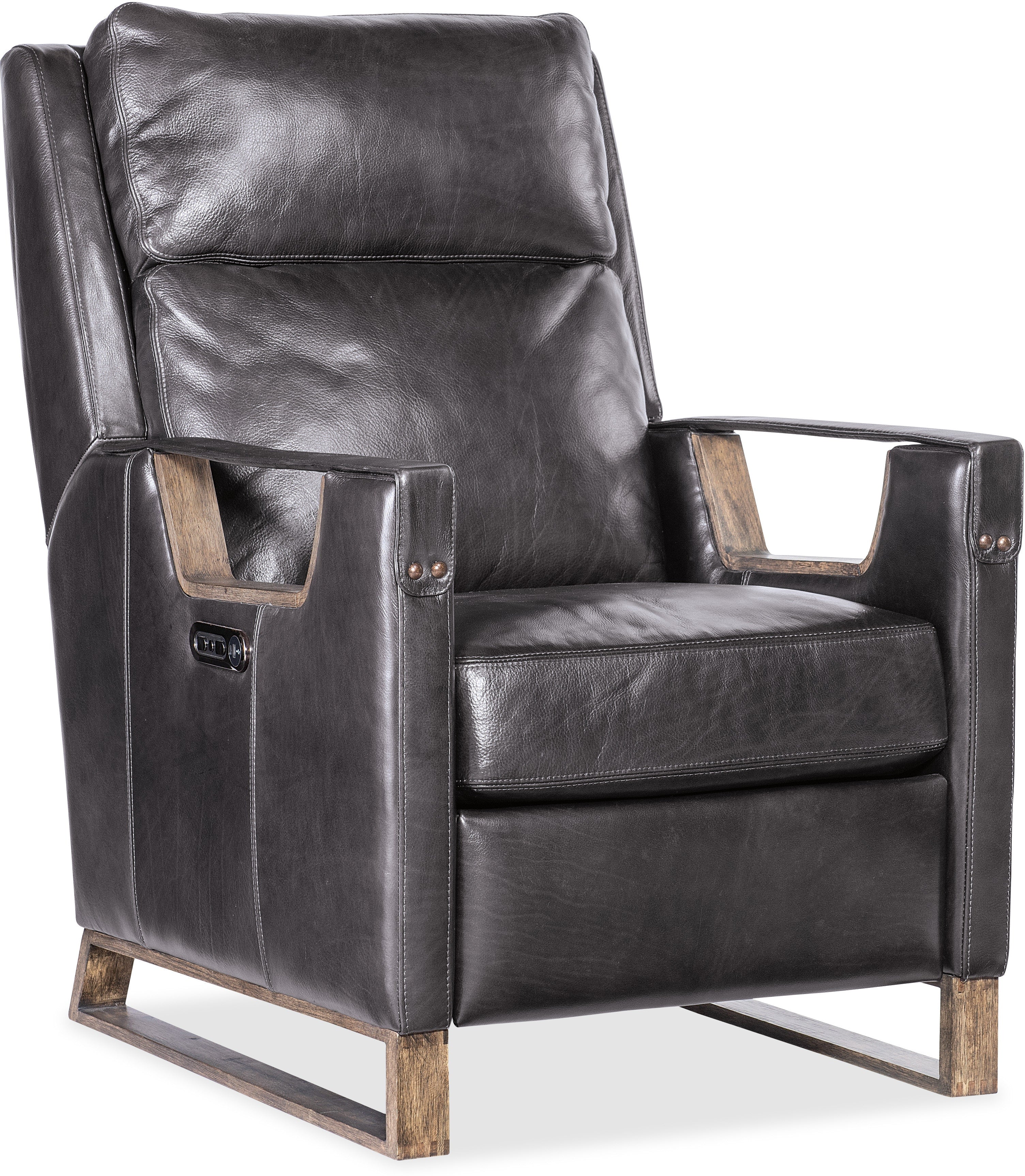 Hooker Furniture Living Room Relic Power Recliner with Power Headrest