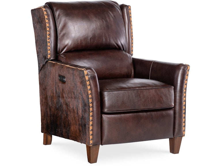 Hooker Furniture Living Room Livingston Power Recliner with Power Headrest