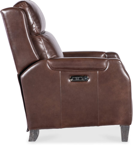 Hooker Furniture Living Room Nelson Power Recliner with Power Headrest