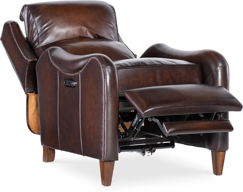 Hooker Furniture Living Room Carrington Power Recliner with Power Headrest